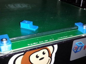 rigidbot build plate glass clamp remix 3d printer accessories 3d print model - Mito3D