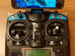 3dr iris Sender Tel mount v2 r c Fahrzeuge 3d robotics droidplanner Telefon montieren phone 3d print model - Mito3D