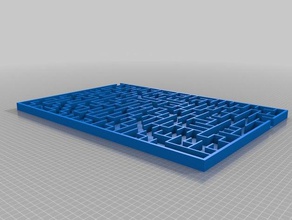 meine angepasste a-maze-ing Labyrinth Rätsel kundengebundene 3d print model - Mito3D