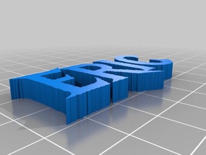 mi texto personalizado 3d print model - Mito3D