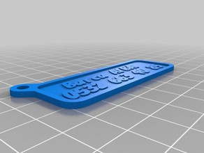baybat chaveiros personalizado 3d print model - Mito3D