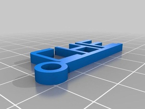 che Schlüsselanhänger kundengebundene 3d print model - Mito3D