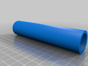 raket pvc pijp diy customized 3d print model - Mito3D