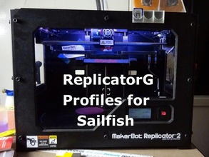 replicatorg profilleri sailfish 3d yazıcılar replicator 2 3d print model - Mito3D