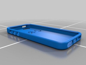 iphone5 case art 3d print model - Mito3D