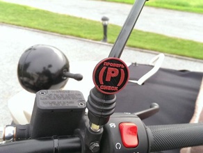 ural parking brake warning sign check 3d print model - Mito3D