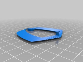 fuzzy butt clip 3d printing 3d print model - Mito3D