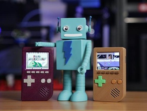 poche pigrrl les jeux vidéo adafruit de l'électronique jeu gameboy la nes portable raspberry pi rétro retropie le snes 3d print model - Mito3D