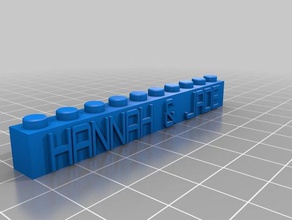 hanna & Yeşim inşaat oyuncaklar özelleştirilmiş 3d print model - Mito3D