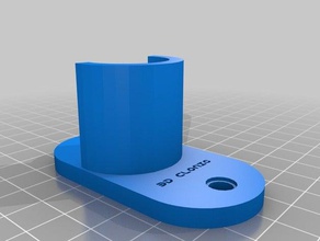 wall support tube 25 mm Organisation 3d print model - Mito3D