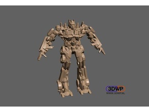 transformers optimus prime solid model robots meshmixer robot robotics transformer 3d print model - Mito3D