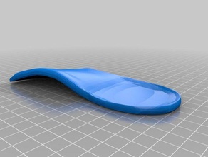latest orthotic - right customized 3d print model - Mito3D
