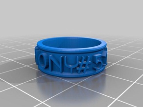 lacrosse anel anéis moda ri luke ngs 3d print model - Mito3D