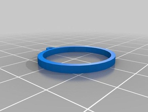 mia Monogramm Schmuck kundengebundene 3d print model - Mito3D