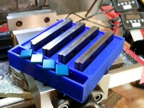 box machinist's 3 parallels machine tools machinist mill milling 3d print model - Mito3D