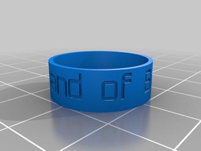 banda fratelli - ring anelli su misura 3d print model - Mito3D