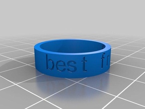 ring 10 rings customized 3d print model - Mito3D
