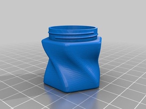twisted bottle 3d printing tests 3d print model - Mito3D