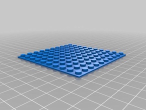 mon personnalisés lego de la base 10x10 jouets construction personnalisé 3d print model - Mito3D