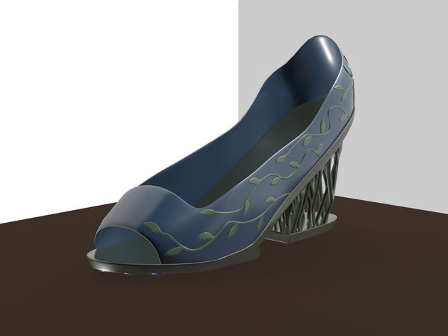 bosc shoe fashion high heel shoe 3D print model - Mito3D