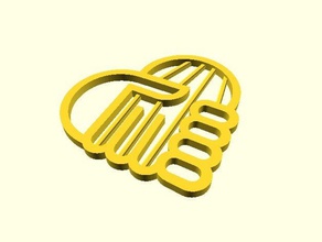 logo biblo etkinleştirin 3d print model - Mito3D