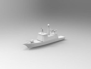 buque de guerra modelos 3d print model - Mito3D