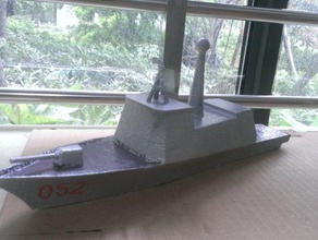 buque de guerra modelos 3d print model - Mito3D
