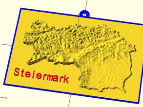 steiermarkstyria 3d-relief dem d'autres 3d print model - Mito3D