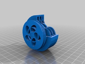 1 4800 mini-planteary gear crank display model 3d printing experimental mechanical planetary toy 3d print model - Mito3D