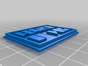 attenzione cane altri personalizzato 3d print model - Mito3D