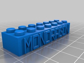 mondragon jouets de construction personnalisé 3d print model - Mito3D