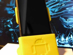 htc desire hd masaüstü cradle standı diğer android hücre cep telefonu tutucu süsleme yararlı 3d 3d print model - Mito3D