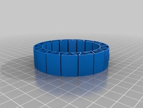 helix 3d-Armband Armbänder kundengebundene 3d print model - Mito3D