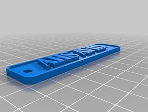 papa avid les signes et logos personnalisé 3d print model - Mito3D