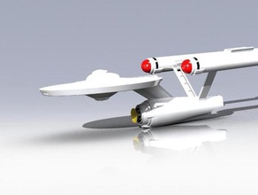 enterprise di star trek altri modello ornamento astronave giocattolo 3d spazio mese 3d print model - Mito3D