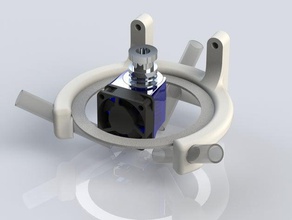 pla-Kühlung mount sparkcube v11 3d-Drucker Teile 3d print model - Mito3D