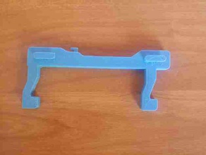 microwave door hook latch replacement parts 3d print model - Mito3D