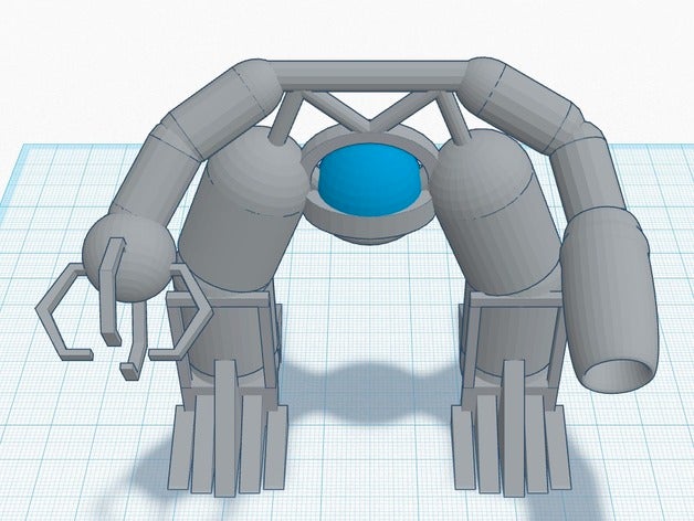 mech modello La stampa 3d 3D print model - Mito3D