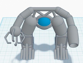 mech template 3d printing 3d print model - Mito3D