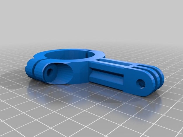 38mm roll bar mount rev3 câmera suporte de carro barra rolagem personalizado go pro ir monte a corrida gaiola do rolo 3D print model - Mito3D