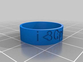 o anel da capivara les anneaux personnalisé 3d print model - Mito3D