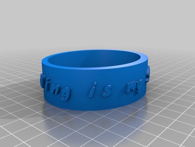 readingsuperpower wo m bracciali su misura 3D print model - Mito3D