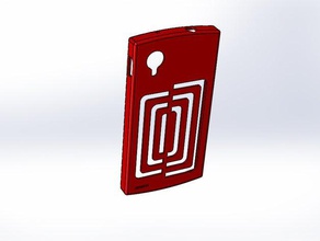 tampa do nexus 5 telefone celular cellulare de 3d print model - Mito3D