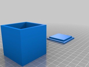 box chest cube 3d print model - Mito3D