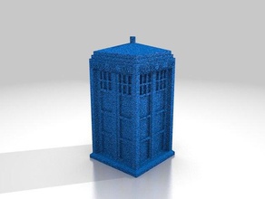 awesome tardis model buildings & structures drwho police box 3d print model - Mito3D