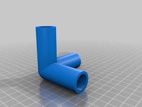 8mm Verbindungsstück-Ecke Teile kundengebundene 3d print model - Mito3D