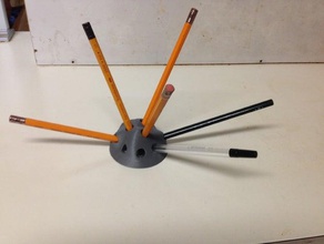 pencil stand office 3d print model - Mito3D