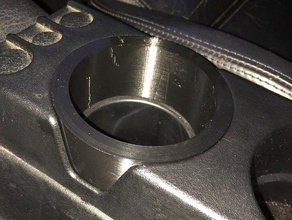 hole reducer 20 & center console drink holder insert bmw e36 vehicle automotive customized customizer scad 3d print model - Mito3D