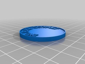 my customized coin chip coins & badges 3d print model - Mito3D