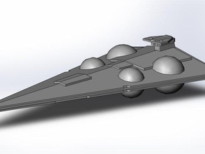 star wars interdictor cruiser toy & game accessories empire imperial destroyer 3d print model - Mito3D
